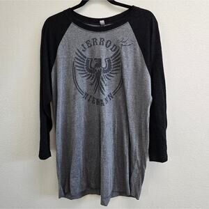 Jerrod Niemann Signed Gray and Dark Gary Country Music Concert Tour T-shirt XL